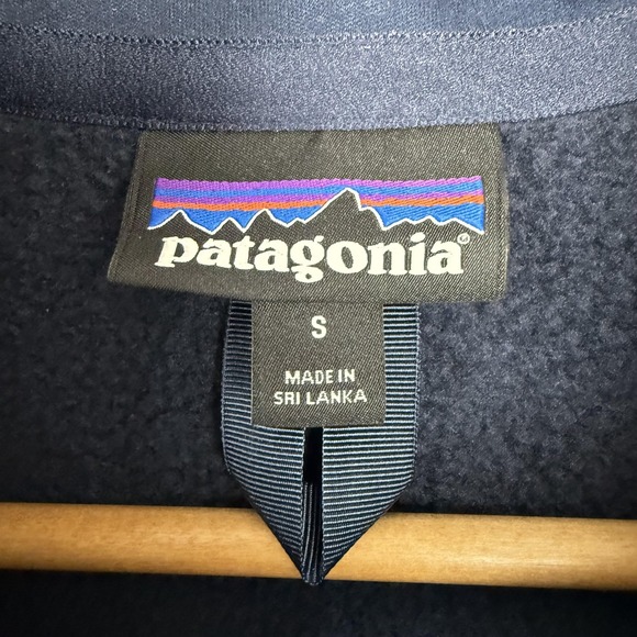 Patagonia Better Sweater Jacket Mens Small Navy Blue Fleece Full Zip Adult S - Picture 4 of 12
